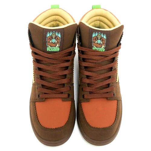 BEAUTIFUL PLANET SHOES ビューティフルプラネット シューズ スニーカー SACRED TRAIL BROWN スケートボード スケボー 01