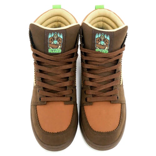 BEAUTIFUL PLANET SHOES ビューティフルプラネット シューズ スニーカー SACRED TRAIL BROWN スケートボード スケボー 01