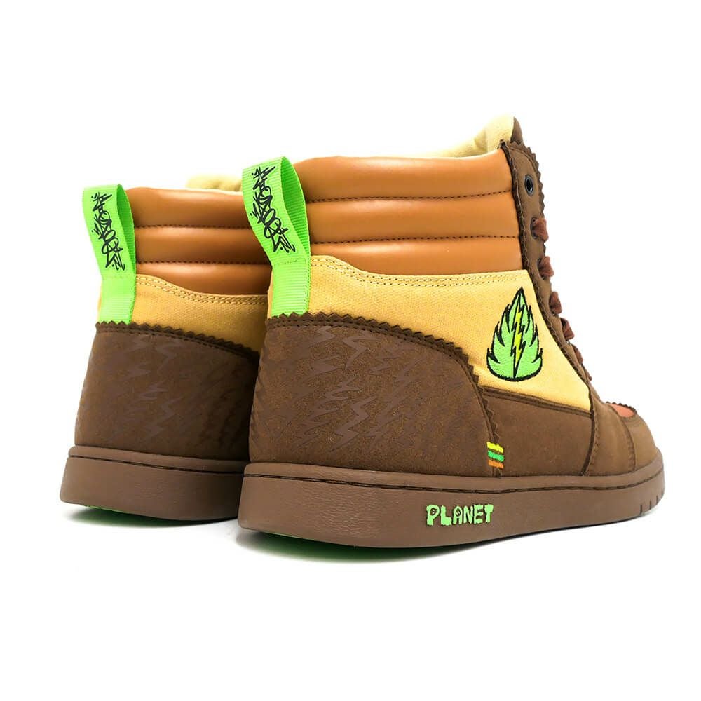 BEAUTIFUL PLANET SHOES ビューティフルプラネット シューズ スニーカー SACRED TRAIL BROWN スケートボード スケボー 02