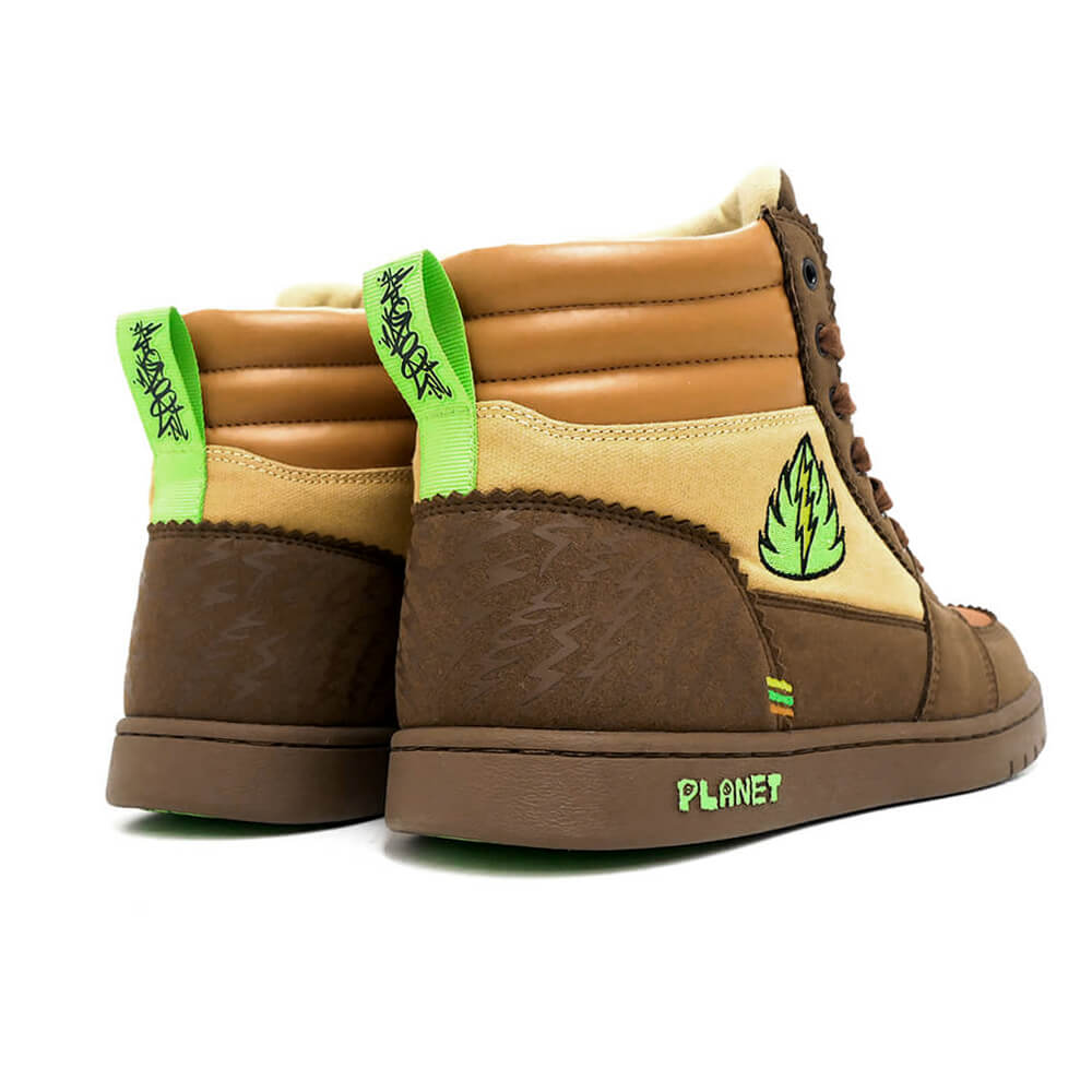 BEAUTIFUL PLANET SHOES ビューティフルプラネット シューズ スニーカー SACRED TRAIL BROWN スケートボード スケボー 02