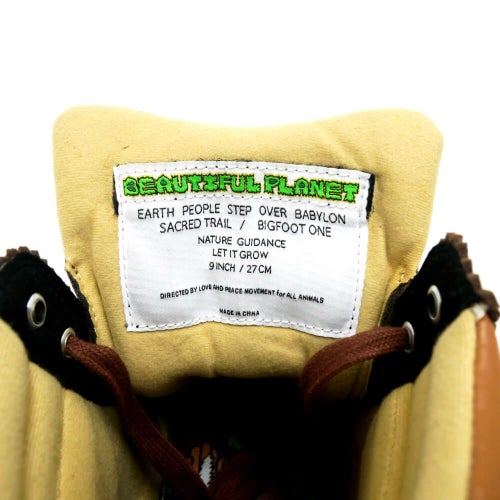 BEAUTIFUL PLANET SHOES ビューティフルプラネット シューズ スニーカー SACRED TRAIL BROWN スケートボード スケボー 08