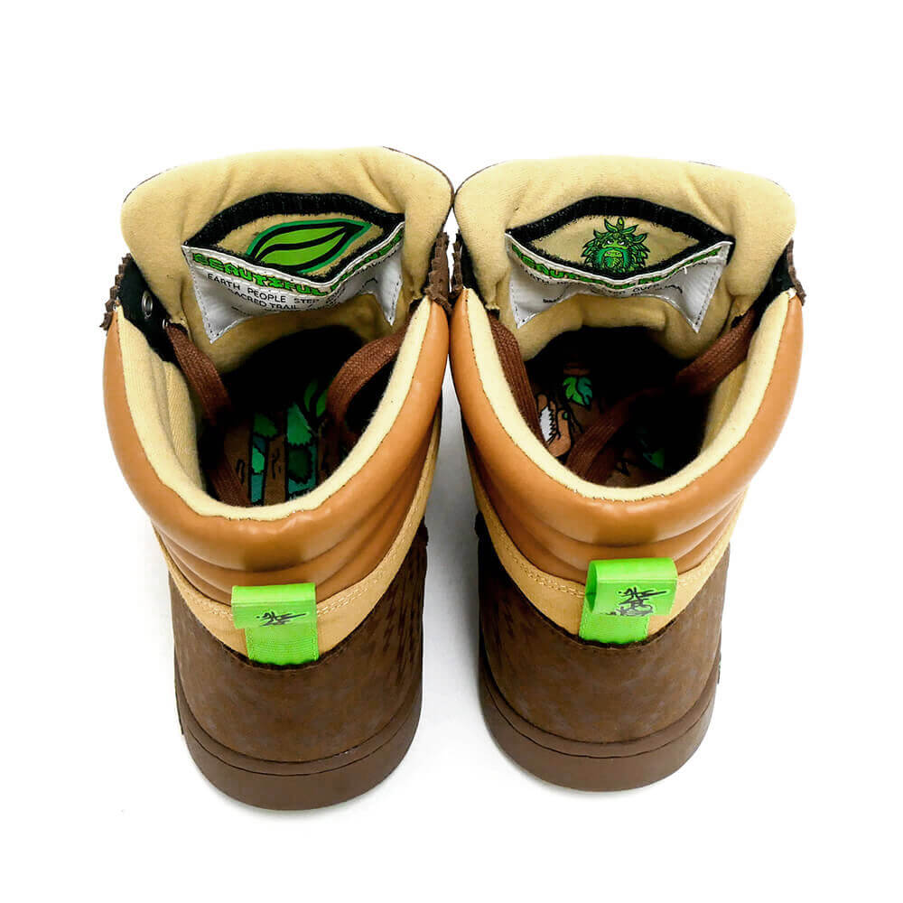 BEAUTIFUL PLANET SHOES ビューティフルプラネット シューズ スニーカー SACRED TRAIL BROWN スケートボード スケボー 09