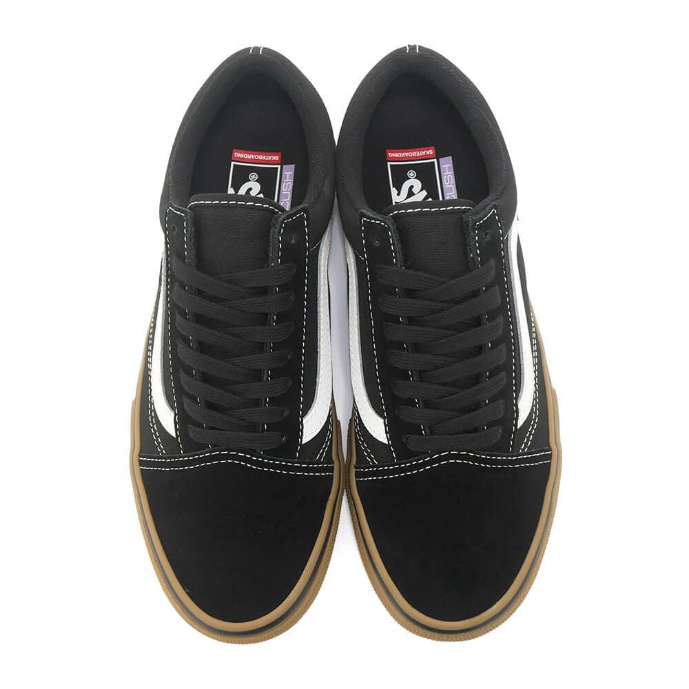 VANS SHOES バンズ シューズ スニーカー オールドスクール SKATE OLD SKOOL BLACK/GUM/WHITE（US企画） スケートボード スケボー 2