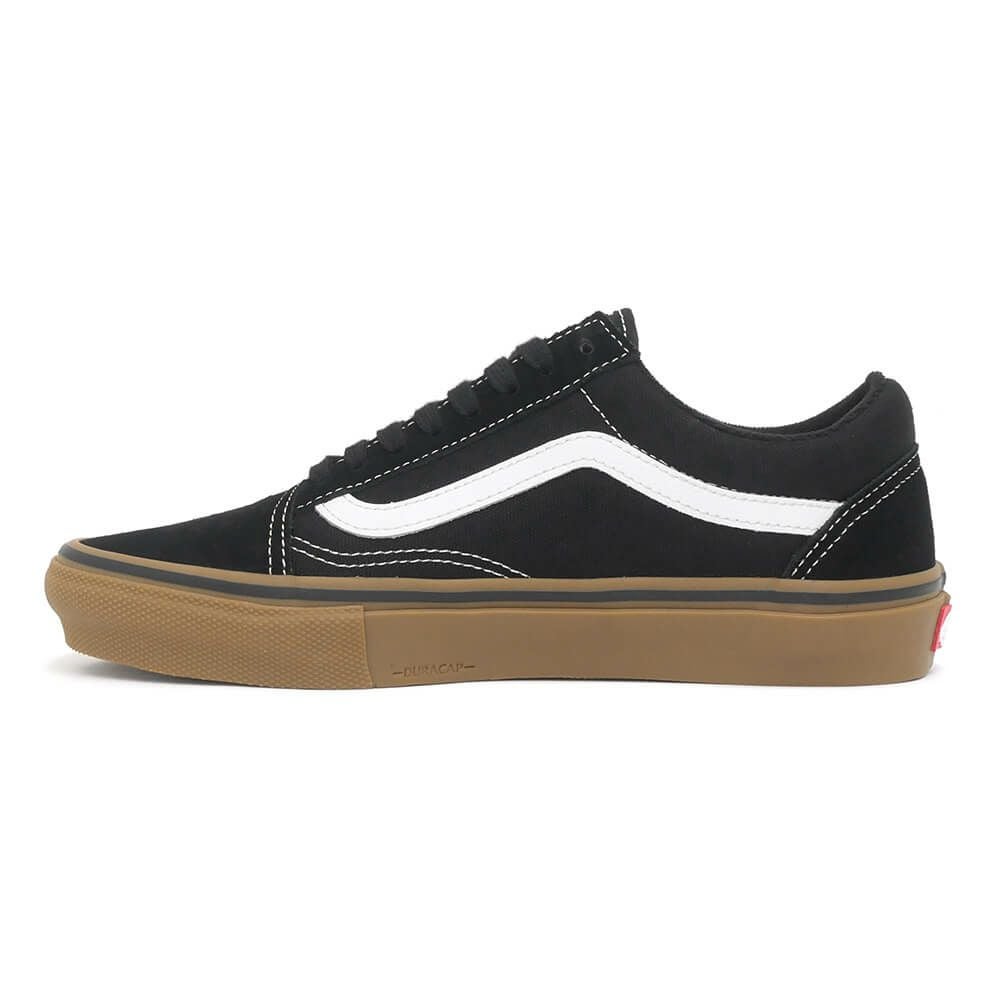 VANS SHOES バンズ シューズ スニーカー オールドスクール SKATE OLD SKOOL BLACK/GUM/WHITE（US企画） スケートボード スケボー 5
