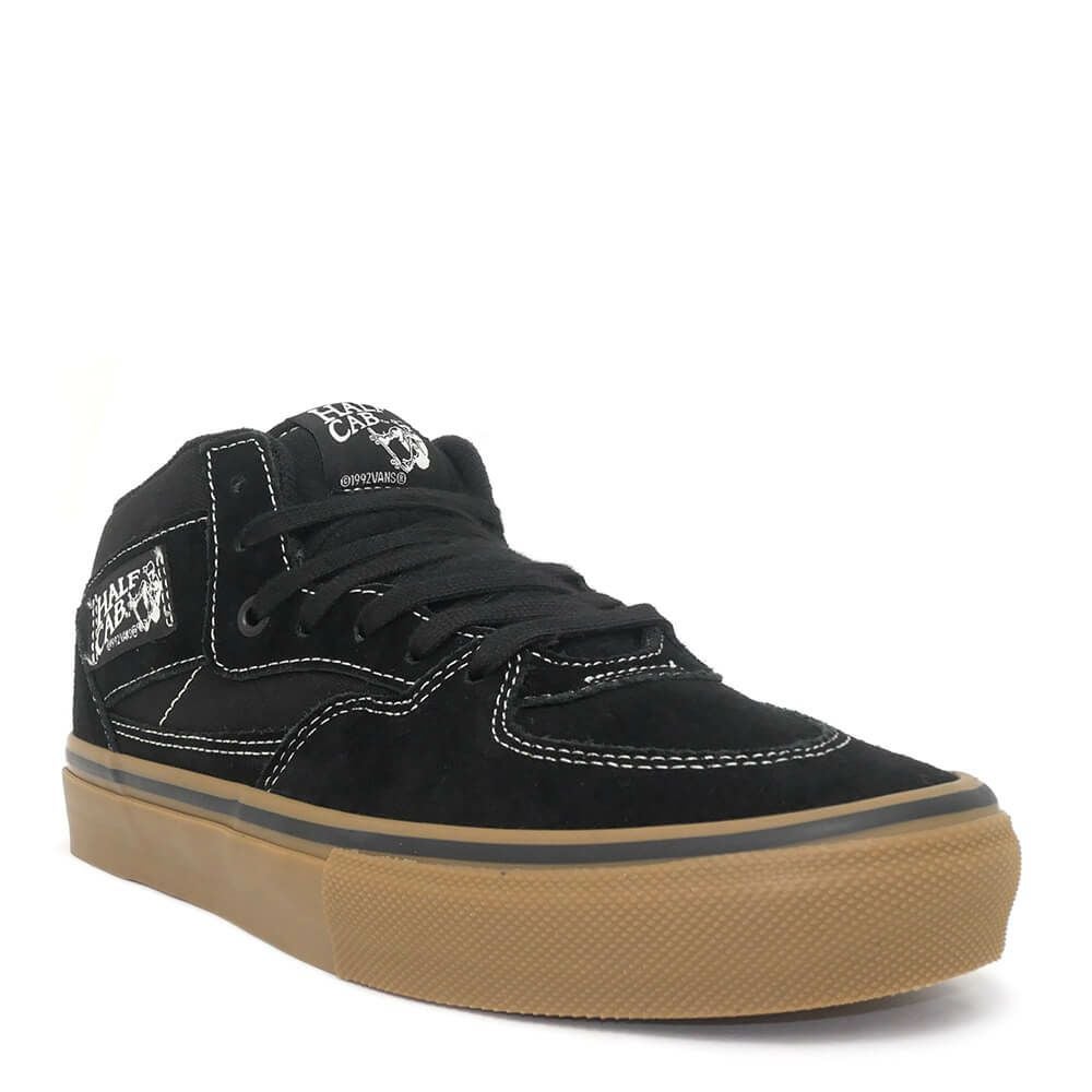 VANS SHOES バンズ シューズ スニーカー ハーフキャブ SKATE HALF CAB BLACK/GUM/WHITE（US企画） スケートボード スケボー 1