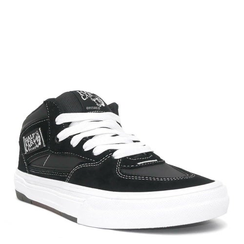 VANS SHOES バンズ シューズ スニーカー ハーフキャブ SKATE HALF CAB WAFFLECUP BLACK/WHITE（US企画） スケートボード スケボー 1