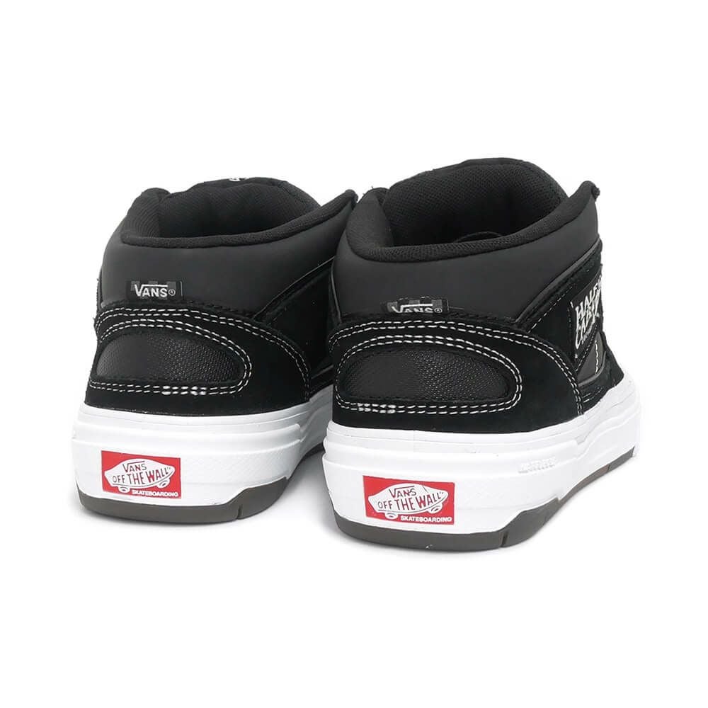 VANS SHOES バンズ シューズ スニーカー ハーフキャブ SKATE HALF CAB WAFFLECUP BLACK/WHITE（US企画） スケートボード スケボー 3