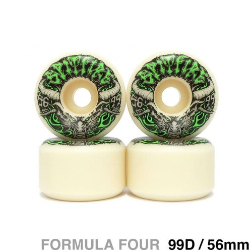SPITFIRE WHEEL スピットファイヤー ウィール FORMULA FOUR（F4）99D CONICAL FULL DEMON REDUX 56mm スケートボード スケボー 1