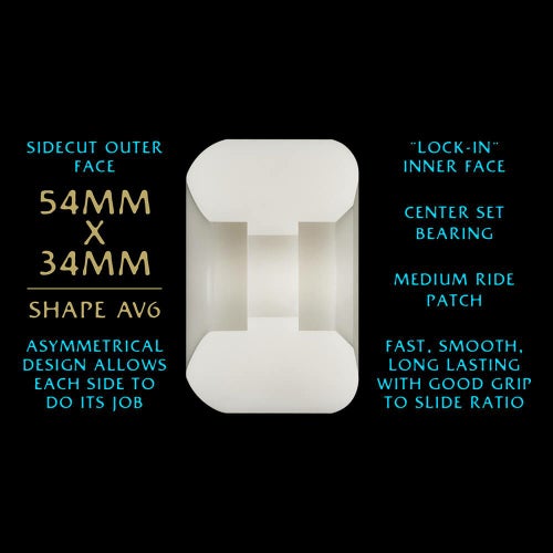 POWELL PERALTA WHEEL パウエルペラルタ ウィール DRAGON FORMULA（DF）97A AV6 NANO RATS 54mm x 34mm スケートボード スケボー 3