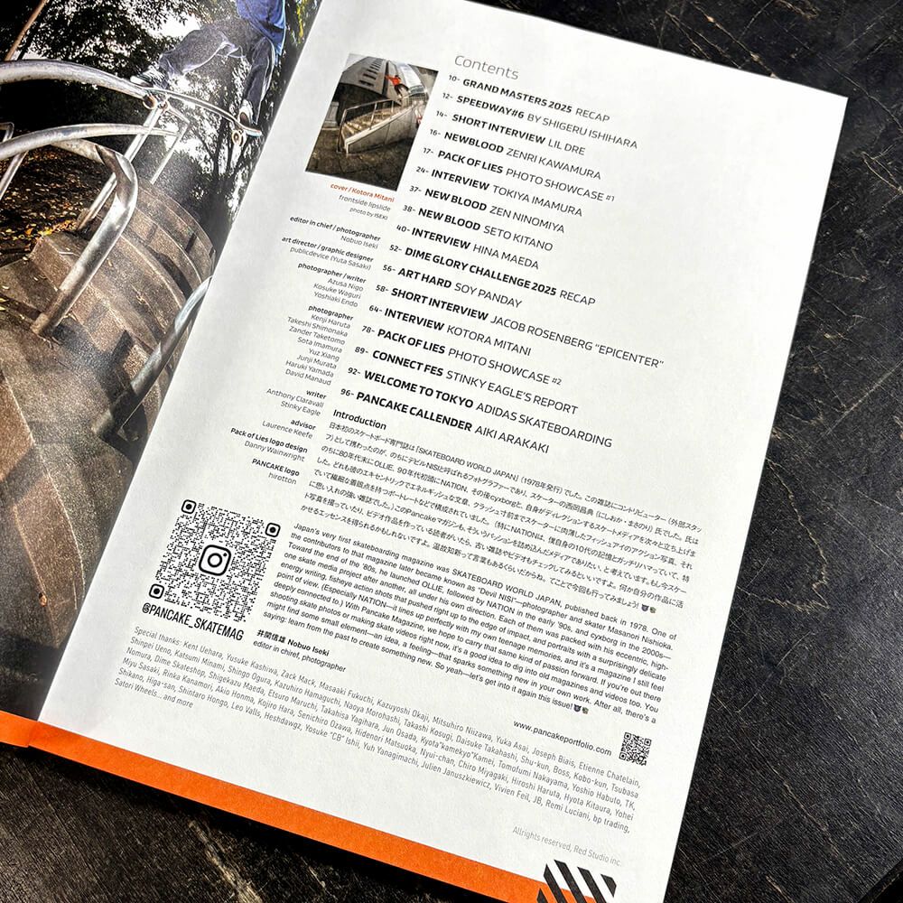 PANCAKE 雑誌 #5 スケートボード スケボー 01
