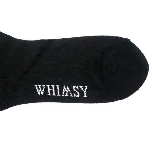 WHIMSY SOCKS ウィムジー ソックス 靴下 NISHIYAMA BLACK スケートボード スケボー 5