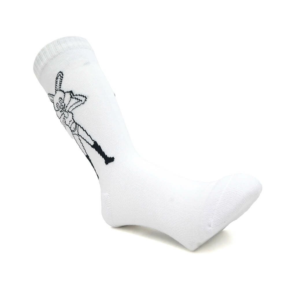 WHIMSY SOCKS ウィムジー ソックス 靴下 NISHIYAMA WHITE スケートボード スケボー 