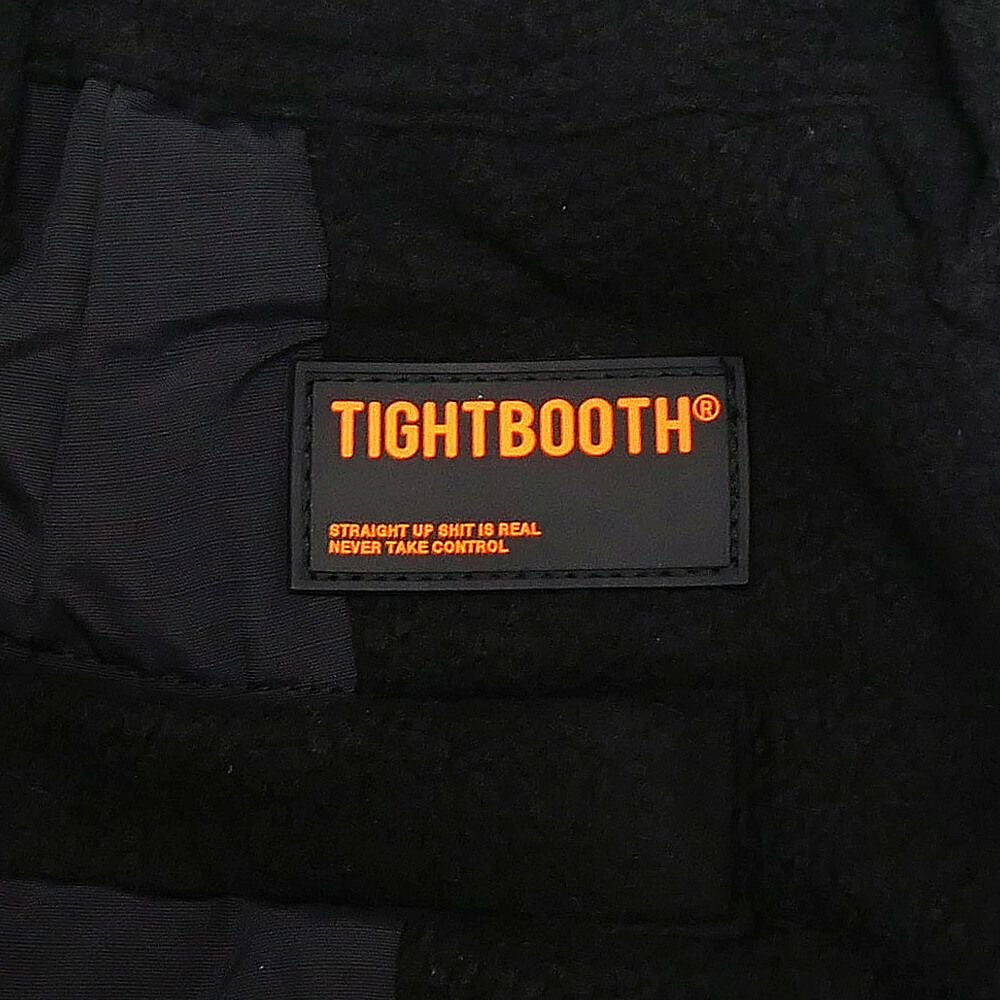 TIGHTBOOTH（TBPR） PANTS タイトブース パンツ ジーンズ TBPR x 紅桜 NYLON PANEL FLEECE BALOON BLACK スケートボード スケボー 12