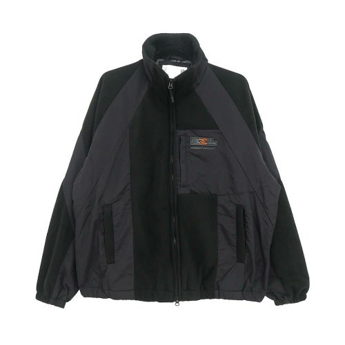 TIGHTBOOTH（TBPR） JACKET タイトブース ジャケット TBPR x 紅桜 NYLON PANEL FLEECE BLACK スケートボード スケボー 1