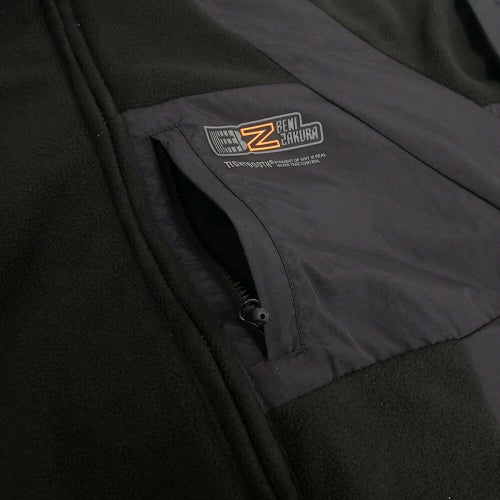 TIGHTBOOTH（TBPR） JACKET タイトブース ジャケット TBPR x 紅桜 NYLON PANEL FLEECE BLACK スケートボード スケボー 6