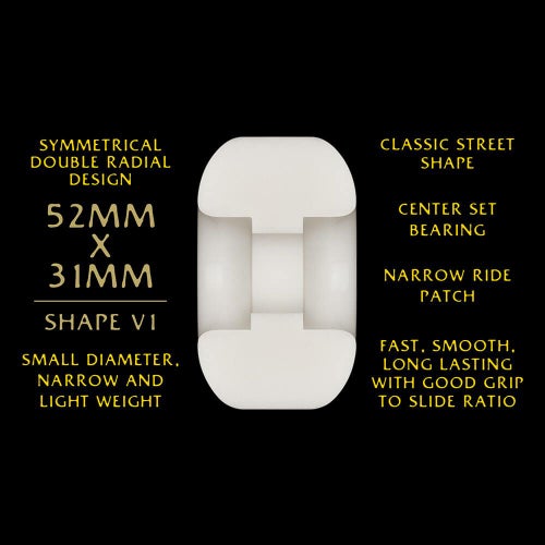 POWELL PERALTA WHEEL パウエルペラルタ ウィール DRAGON FORMULA（DF）95A V1 DRAGONS 52mm x 31mm スケートボード スケボー 3