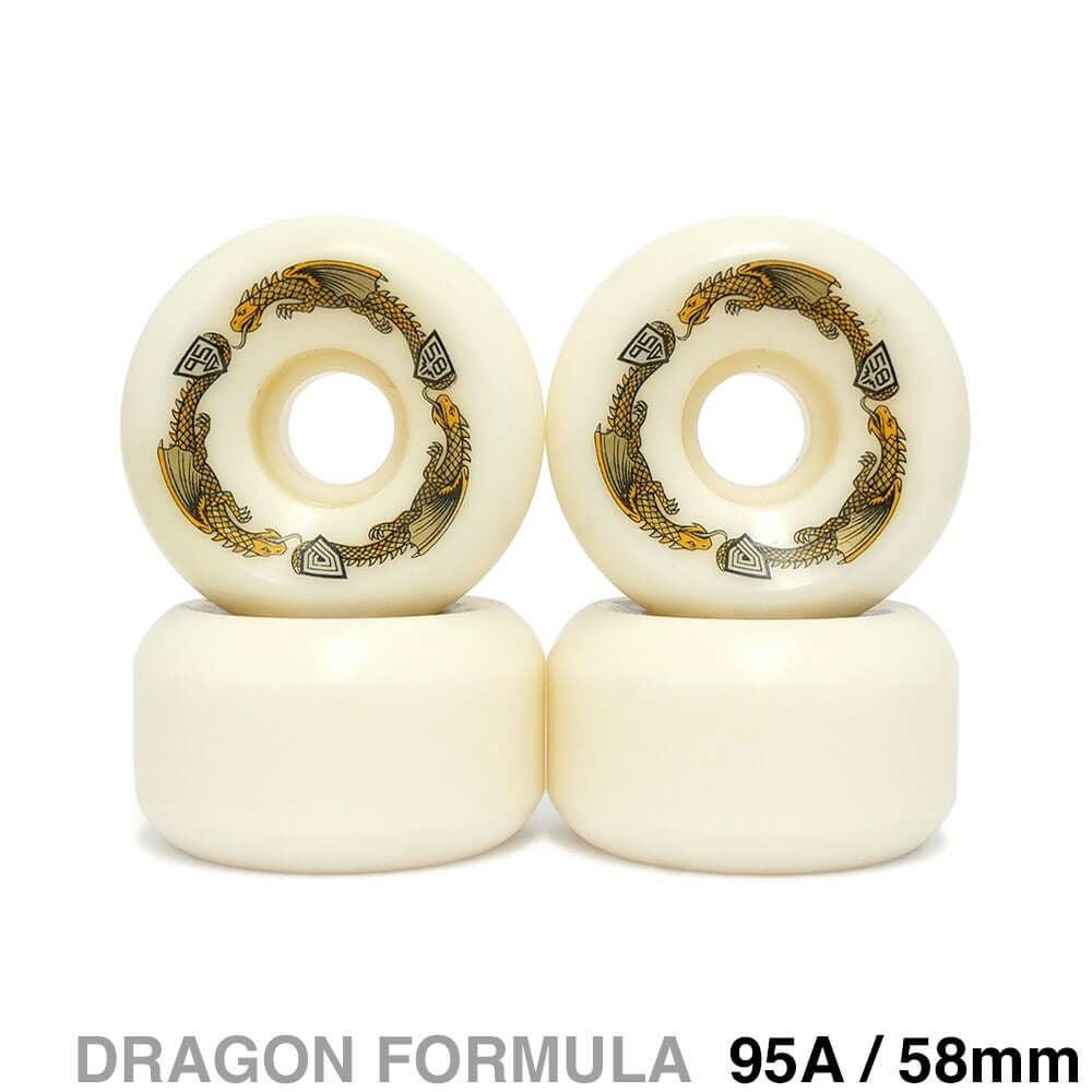 POWELL PERALTA WHEEL パウエルペラルタ ウィール DRAGON FORMULA（DF）95A RATBONES II DRAGONS 58mm x 33mm スケートボード スケボー 1