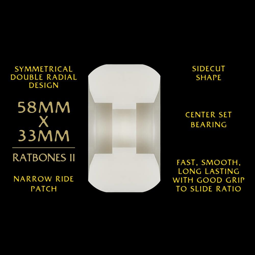 POWELL PERALTA WHEEL パウエルペラルタ ウィール DRAGON FORMULA（DF）95A RATBONES II DRAGONS 58mm x 33mm スケートボード スケボー 3