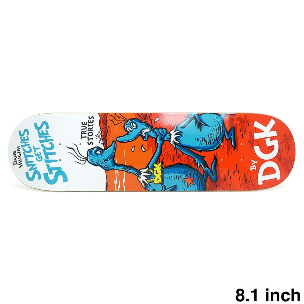 DGK DECK ディージーケー デッキ DANE VAUGHN STITCHES 8.1 スケート