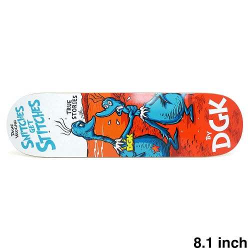 DGK DECK ディージーケー デッキ DANE VAUGHN STITCHES 8.1 スケートボード スケボー 1