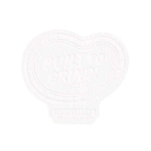 INDEPENDENT STICKER インディペンデント ステッカー POOL SERVICE WHITE スケートボード スケボー