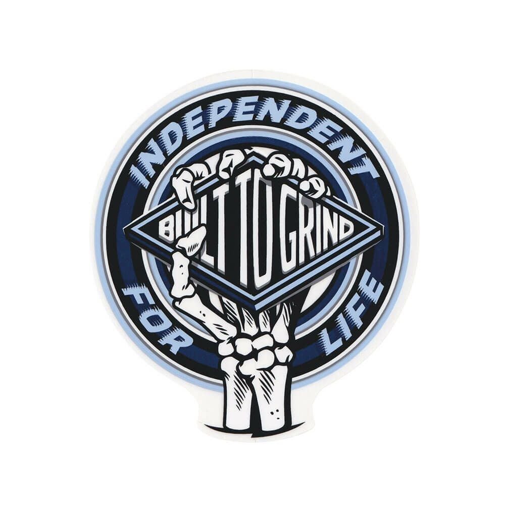 INDEPENDENT STICKER インディペンデント ステッカー FOR LIFE CLUTCH NAVY スケートボード スケボー