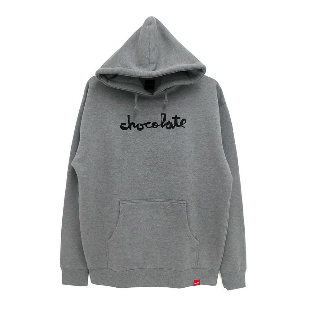 CHOCOLATE HOOD チョコレート パーカー ORIGINAL CHUNK GREY スケートボード スケボー 