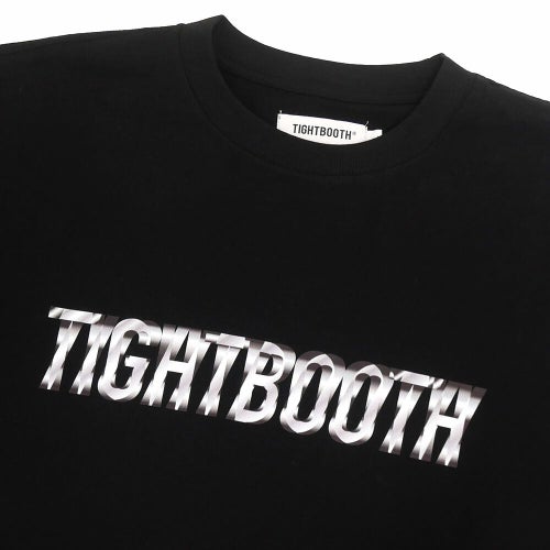 TIGHTBOOTH（TBPR） LONG SLEEVE タイトブース ロングスリーブTシャツ METAL LOGO BLACK スケートボード スケボー 1