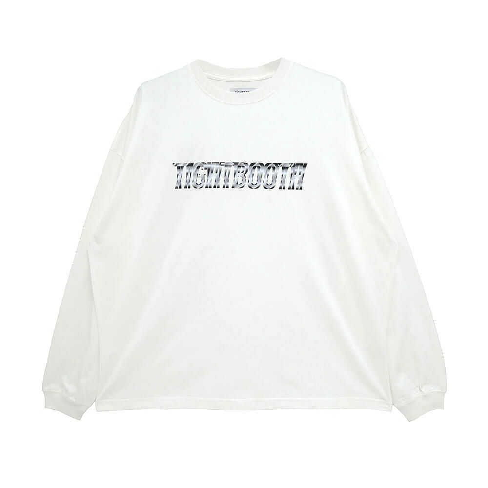 TIGHTBOOTH（TBPR） LONG SLEEVE タイトブース ロングスリーブTシャツ METAL LOGO WHITE スケートボード スケボー 