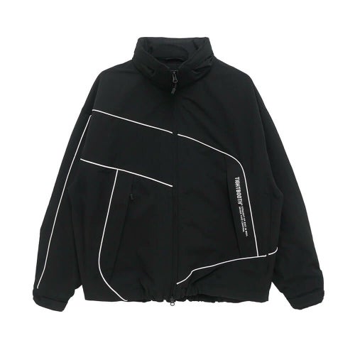 TIGHTBOOTH（TBPR） JACKET タイトブース ジャケット PIPING TACTICAL BLACK スケートボード スケボー 
