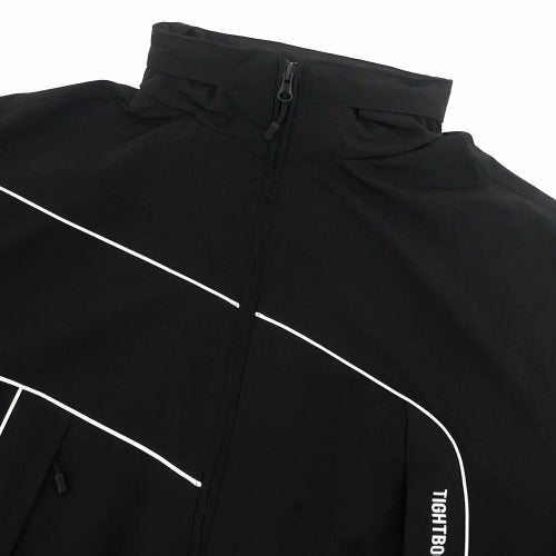 TIGHTBOOTH（TBPR） JACKET タイトブース ジャケット PIPING TACTICAL BLACK スケートボード スケボー 1