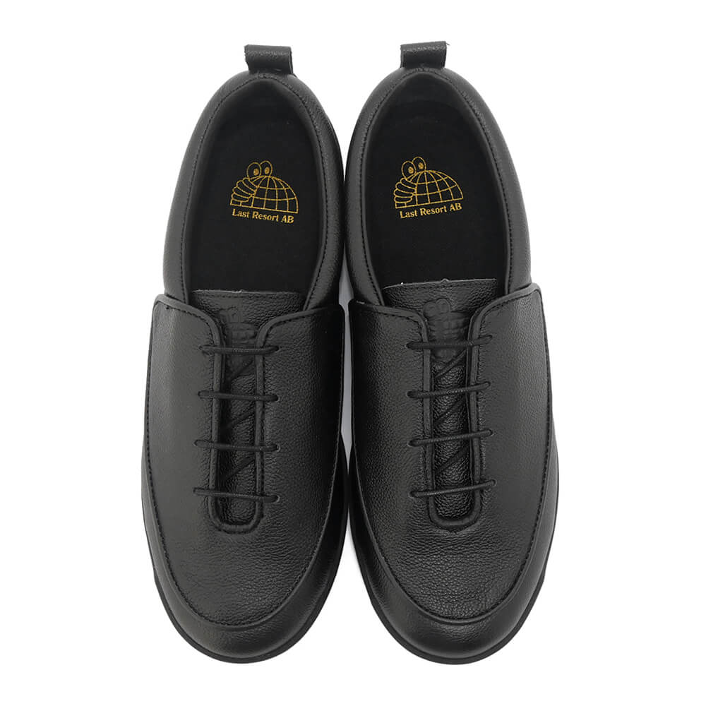 LAST RESORT AB SHOES ラストリゾートエービー シューズ スニーカー GM001 LEATHER BLACK/BLACK スケートボード スケボー 3