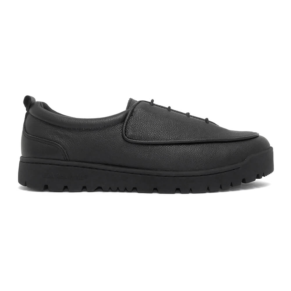 LAST RESORT AB SHOES ラストリゾートエービー シューズ スニーカー GM001 LEATHER BLACK/BLACK スケートボード スケボー 5