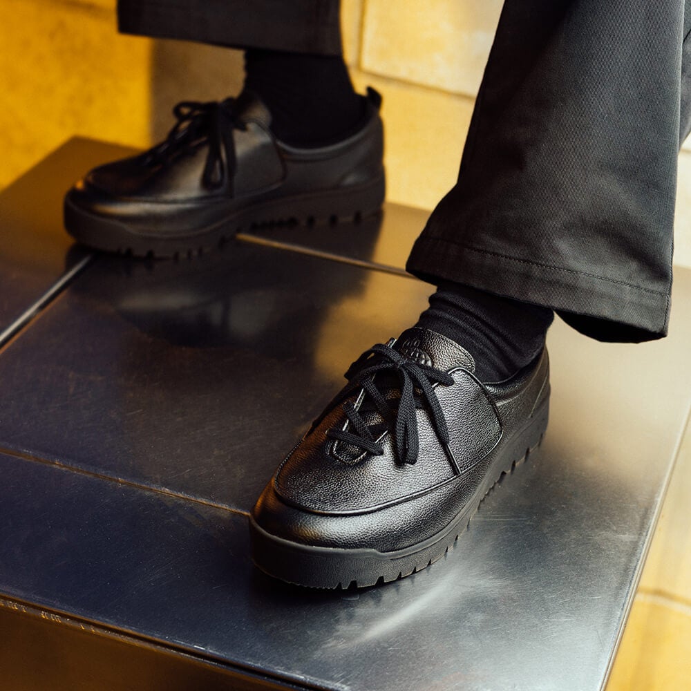 LAST RESORT AB SHOES ラストリゾートエービー シューズ スニーカー GM001 LEATHER BLACK/BLACK スケートボード スケボー 12