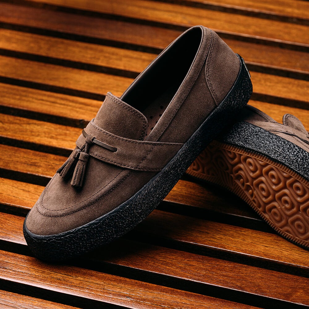 LAST RESORT AB SHOES ラストリゾートエービー シューズ スニーカー VM005 LOAFER SUEDE LO CHOCOLATE BROWN/BLACK スケートボード スケボー 9