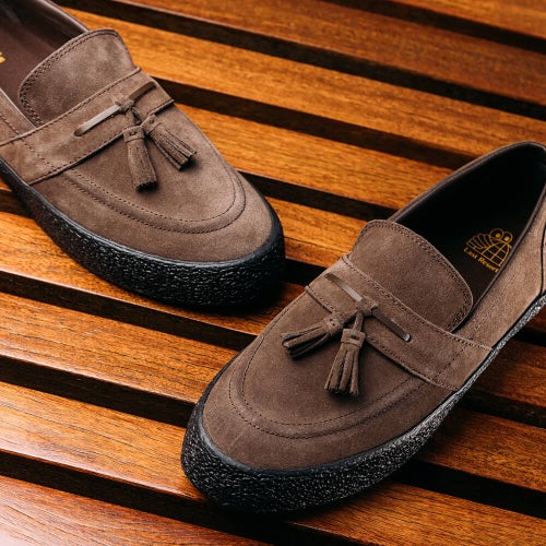 LAST RESORT AB SHOES ラストリゾートエービー シューズ スニーカー VM005 LOAFER SUEDE LO CHOCOLATE BROWN/BLACK スケートボード スケボー 11