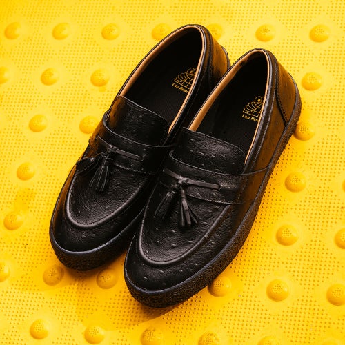 LAST RESORT AB SHOES ラストリゾートエービー シューズ スニーカー VM005 LOAFER OSTRICH BLACK/BLACK スケートボード スケボー 11