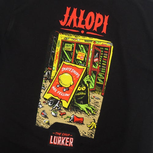 ANTIHERO T-SHIRT アンチヒーロー Tシャツ SSD 26 SHOP LURKER BLACK スケートボード スケボー 3