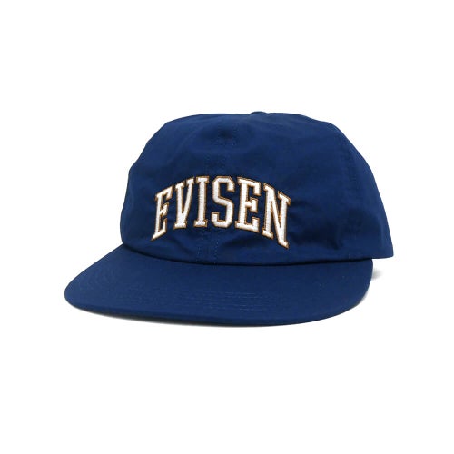 EVISEN CAP エビセン キャップ COLLEGE 6 PANEL NAVY スケートボード スケボー 