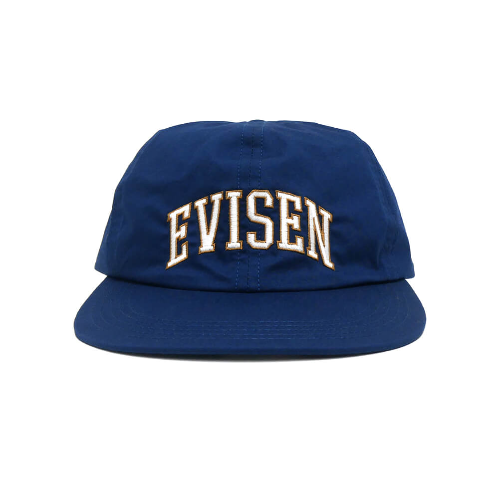 EVISEN CAP エビセン キャップ COLLEGE 6 PANEL NAVY スケートボード スケボー 1