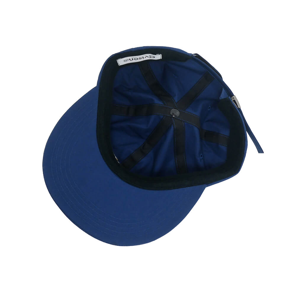 EVISEN CAP エビセン キャップ COLLEGE 6 PANEL NAVY スケートボード スケボー 3
