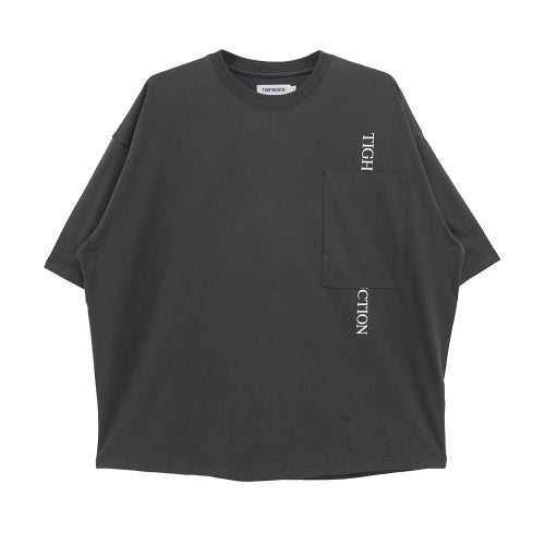 TIGHTBOOTH（TBPR）T-SHIRT タイトブース Tシャツ STRAIGHT UP CHARCOAL スケートボード スケボー 1