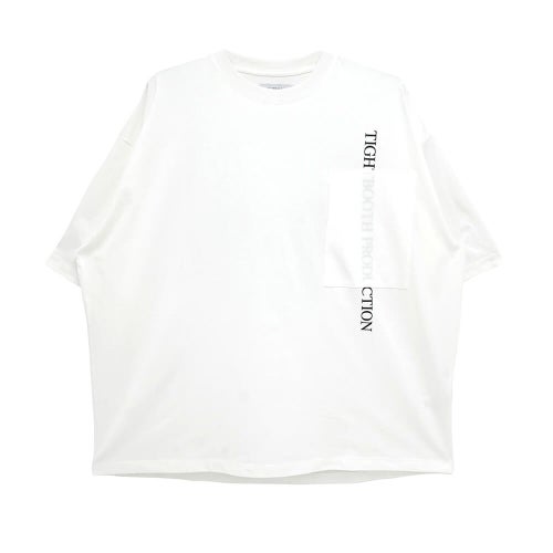 TIGHTBOOTH（TBPR）T-SHIRT タイトブース Tシャツ STRAIGHT UP WHITE スケートボード スケボー 1