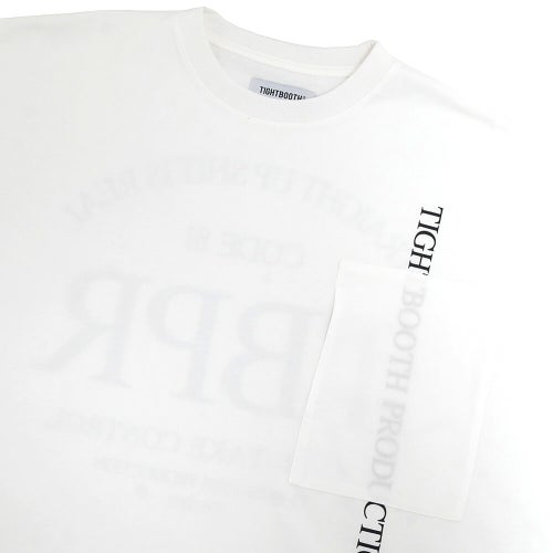 TIGHTBOOTH（TBPR）T-SHIRT タイトブース Tシャツ STRAIGHT UP WHITE スケートボード スケボー 2