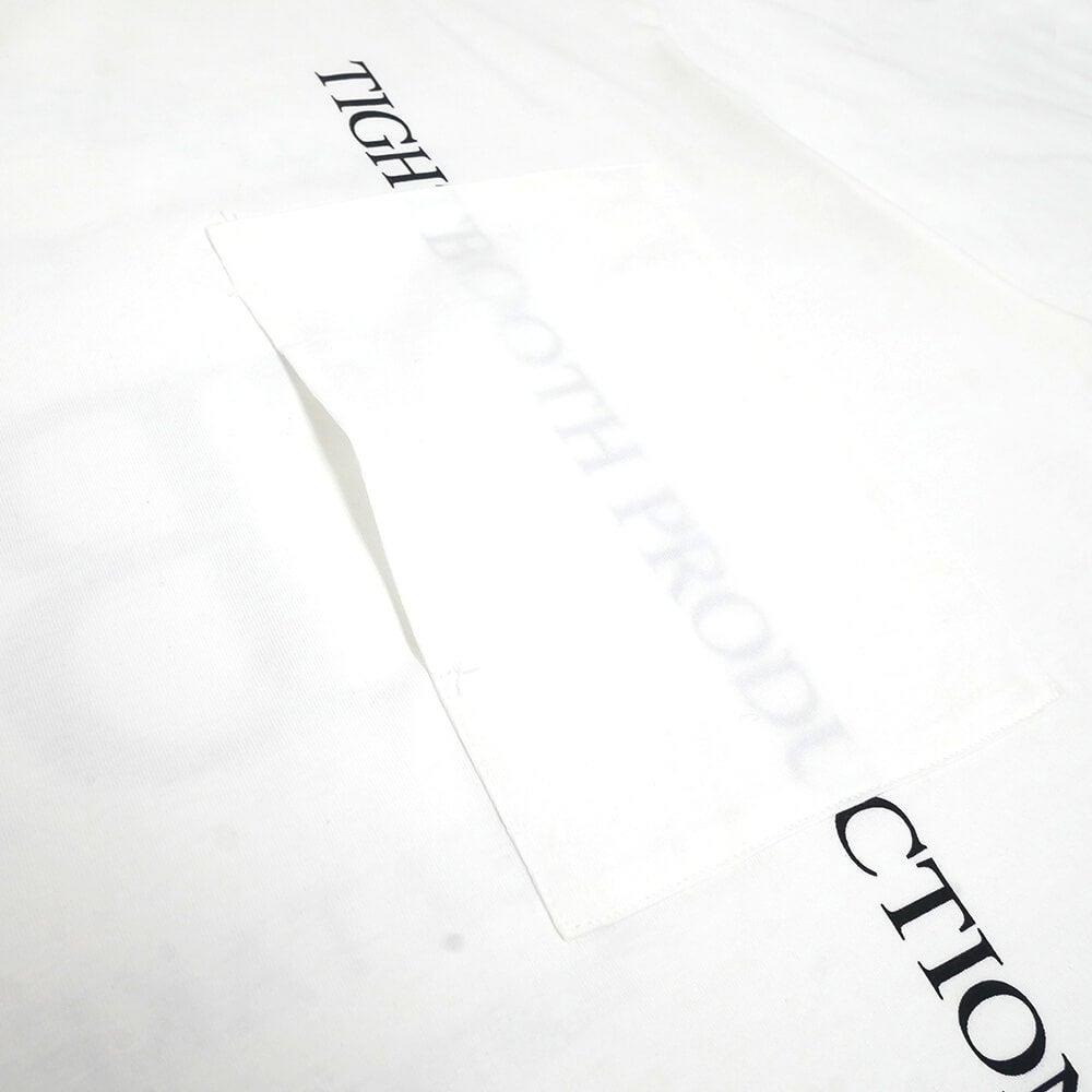 TIGHTBOOTH（TBPR）T-SHIRT タイトブース Tシャツ STRAIGHT UP WHITE スケートボード スケボー 3