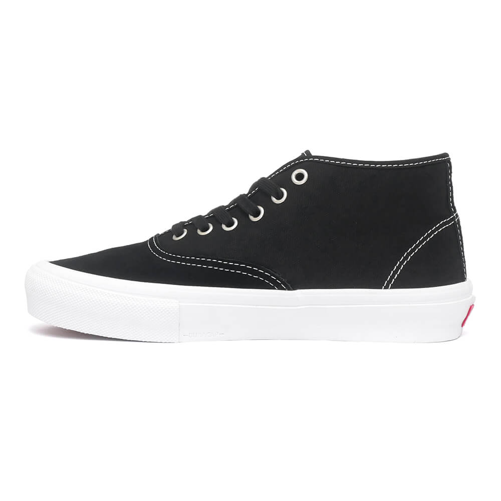 VANS SHOES バンズ シューズ スニーカー SKATE AUTHENTIC MID BLACK/WHITE（US企画） スケートボード スケボー 5