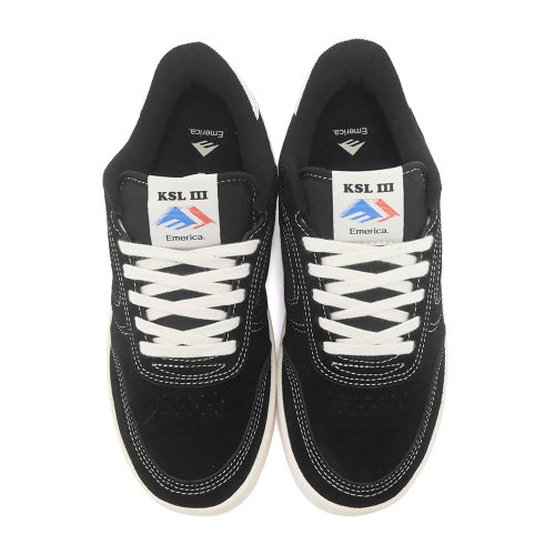 EMERICA SHOES エメリカ シューズ スニーカー KSL III BLACK/WHITE/WHITE スケートボード スケボー 2