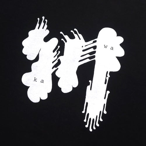KAWA CREW SWEAT 川 トレーナー 川 BIG LOGO BLACK/WHITE スケートボード スケボー 1