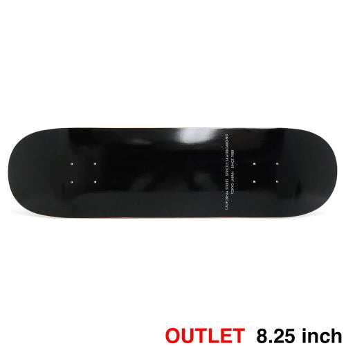 （アウトレット価格 9,900円 → 6,990円）CALIFORNIA STREET DECK カリフォルニアストリート デッキ TEAM SIMPLE BLACK 8.25 ブランク（BBS / GENERATOR） ねじれ スケートボード スケボー 1