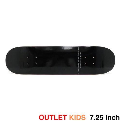 （アウトレット価格 9,900円 → 6,990円）CALIFORNIA STREET DECK カリフォルニアストリート デッキ（子供用）TEAM SIMPLE BLACK 7.25 ブランク（BBS / GENERATOR） ねじれ スケートボード スケボー 1